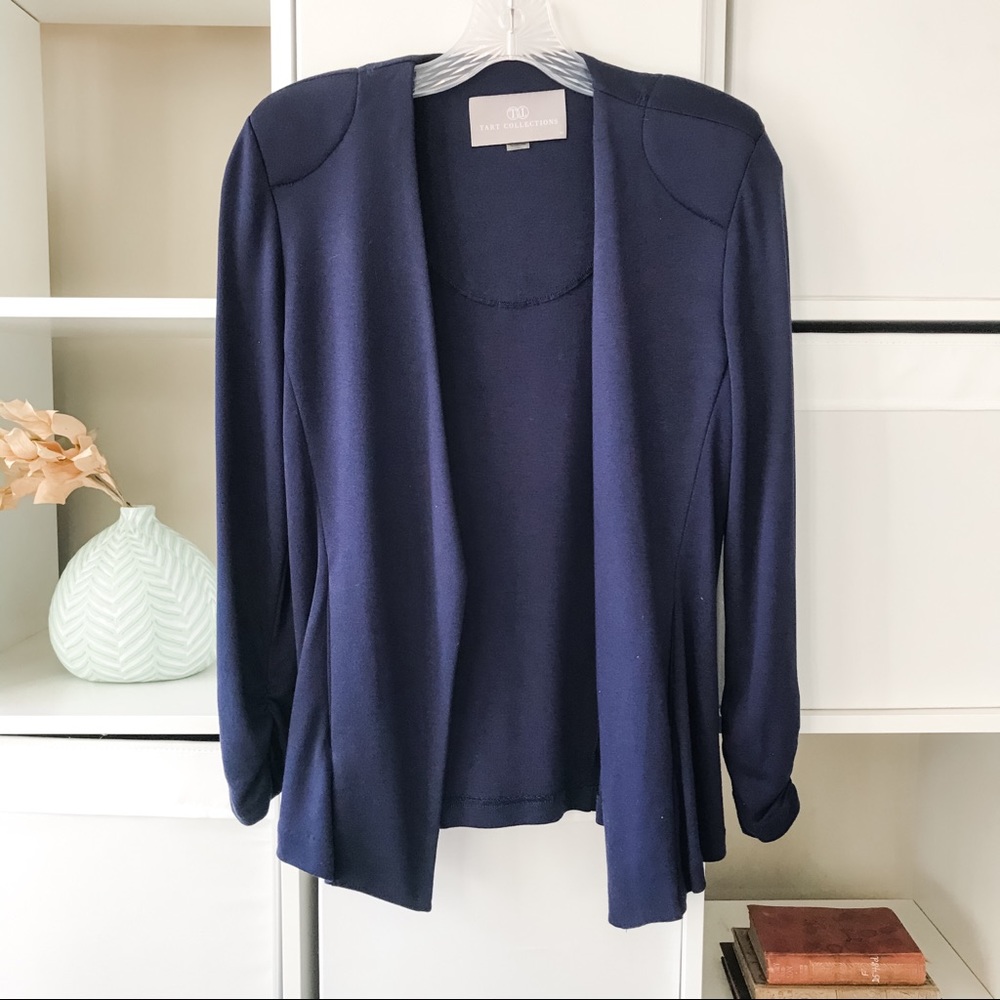 ✂️Tart Collections Irene Blazer Navy Blue Size XS